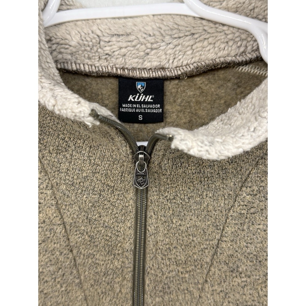 Kühl Men's Oatmeal Alfpaca Europa Fleece 1/4 Zip Size Small EUC - Picture 2 of 9